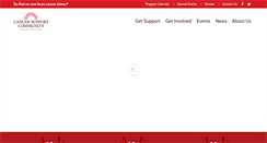 Desktop Screenshot of cancersupportglv.org